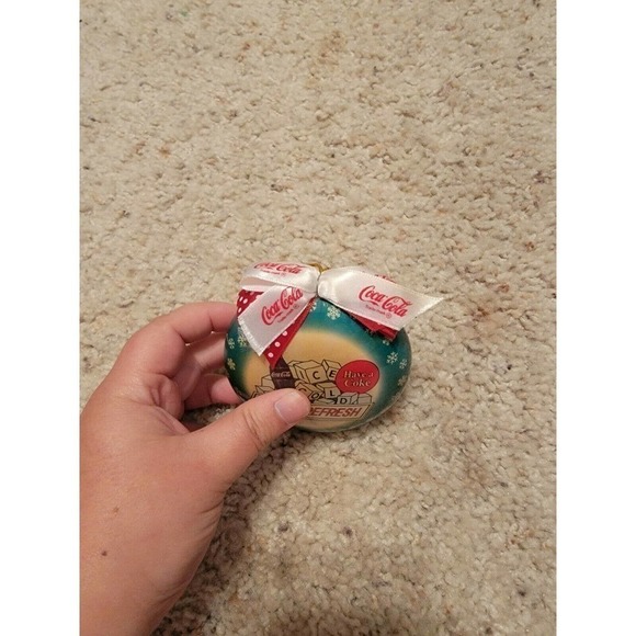 Coca Cola Vintage Christmas Ornament Have a Coke Pause Refresh - Picture 2 of 3